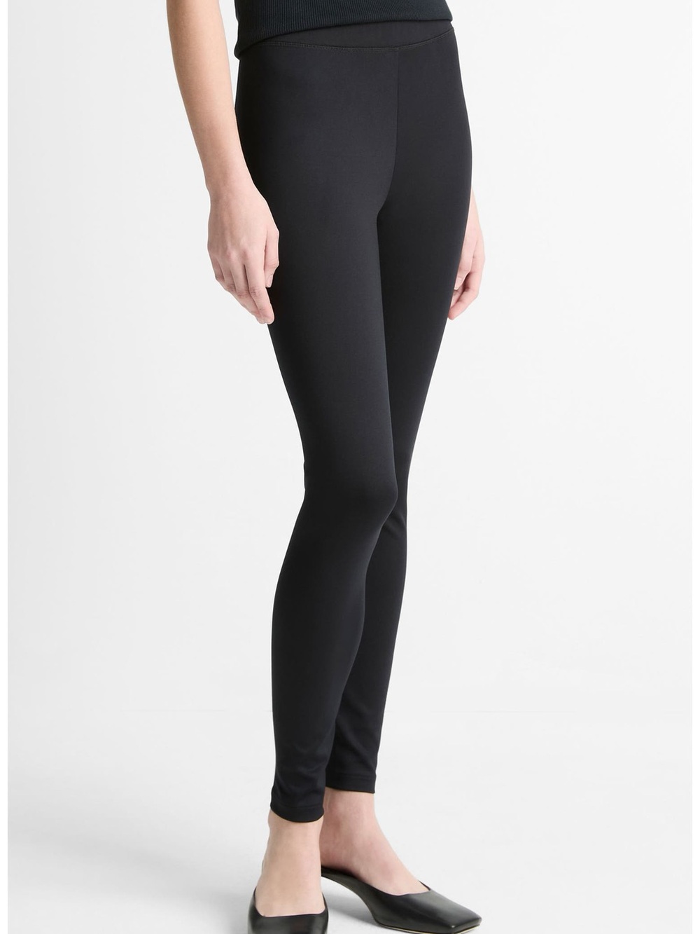 NWT Vince black ponte knit leggings size s